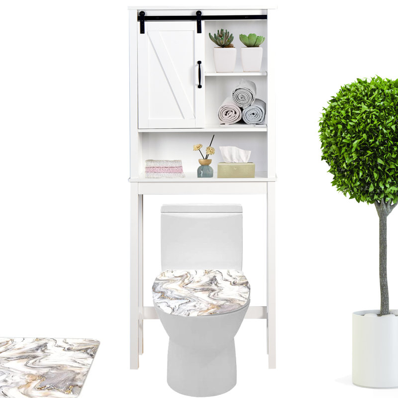 Latitude Run® Freestanding overtheToilet Storage Wayfair